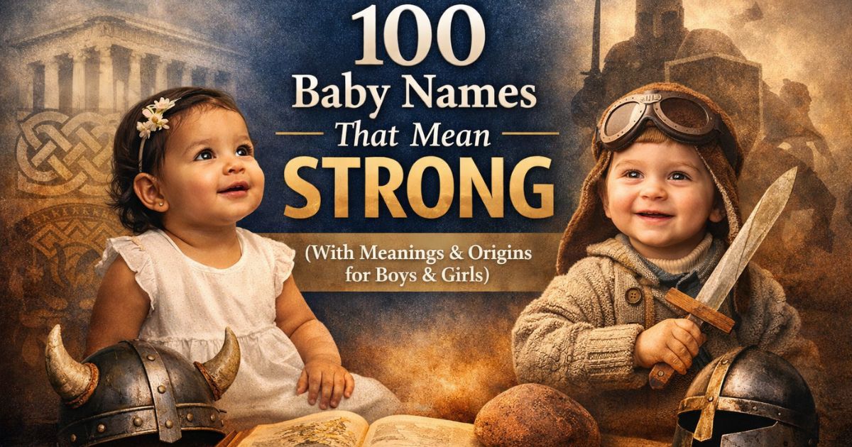 100 Baby Names That Mean Strong (With Meanings and Origins, for Boys and Girls)