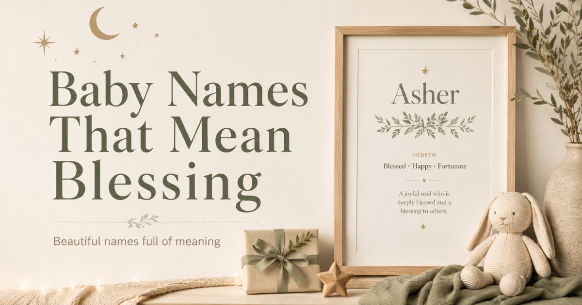 100+ Baby Names That Mean Blessing for Boys, Girls, and Unisex Choices