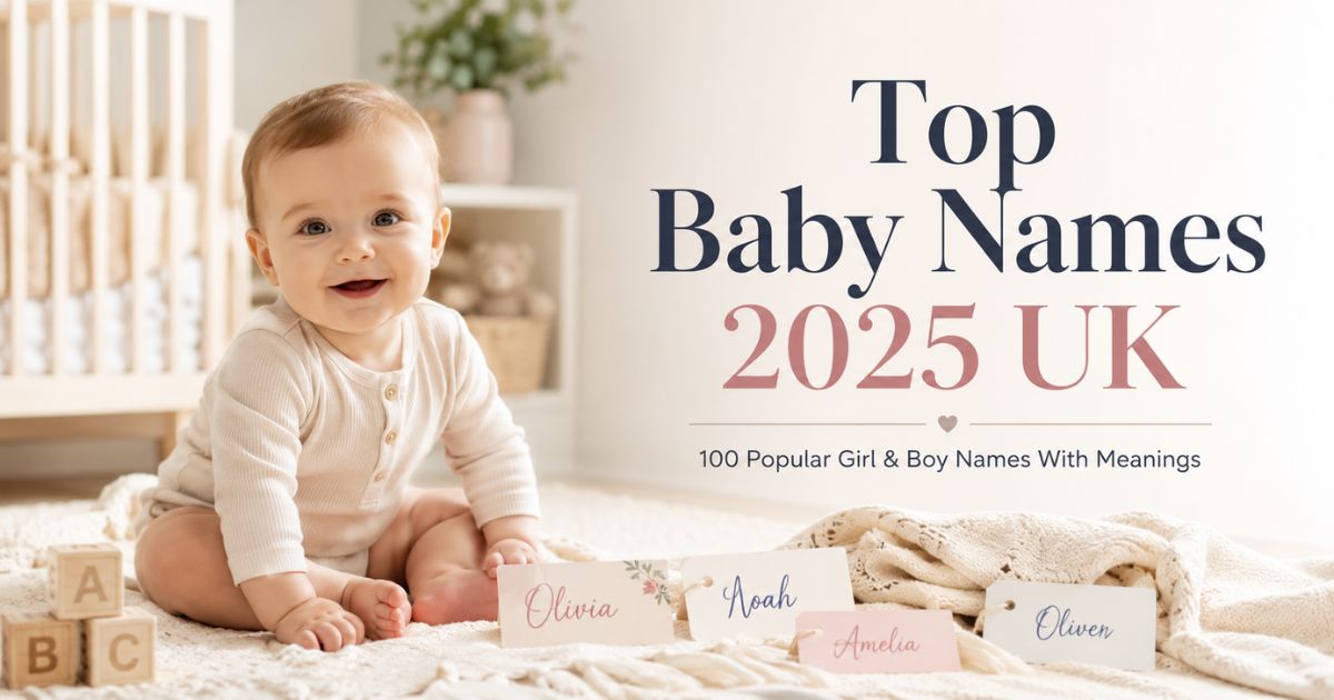 Top Baby Names 2025 UK