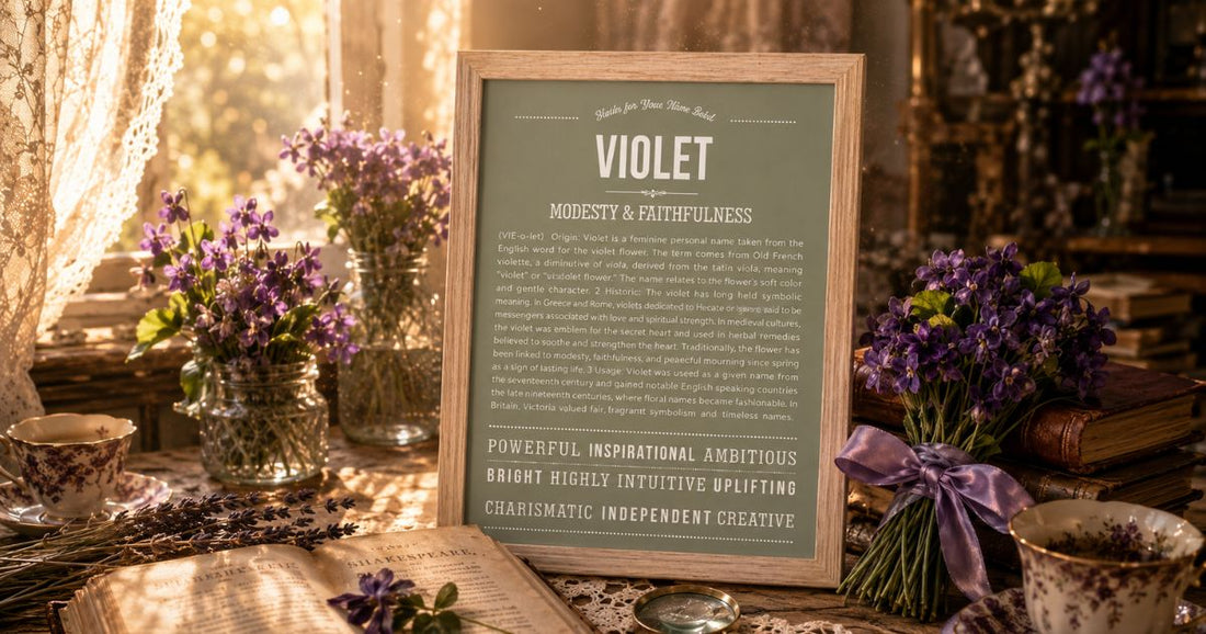 Violet Name Meaning, Origin & History