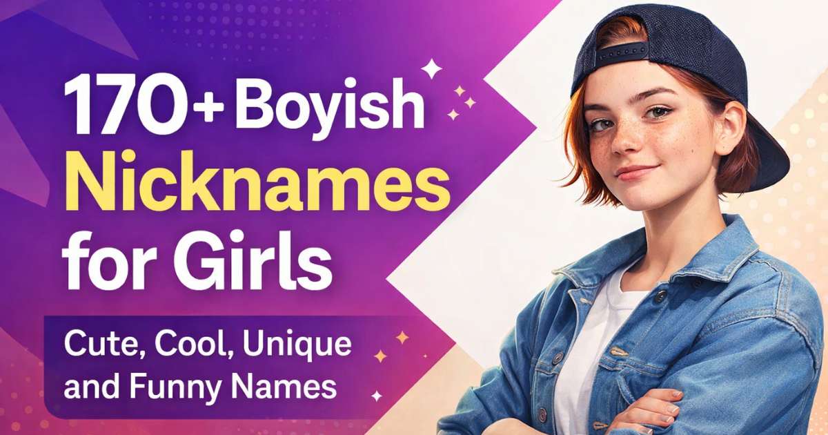 Boyish Nicknames for Girls
