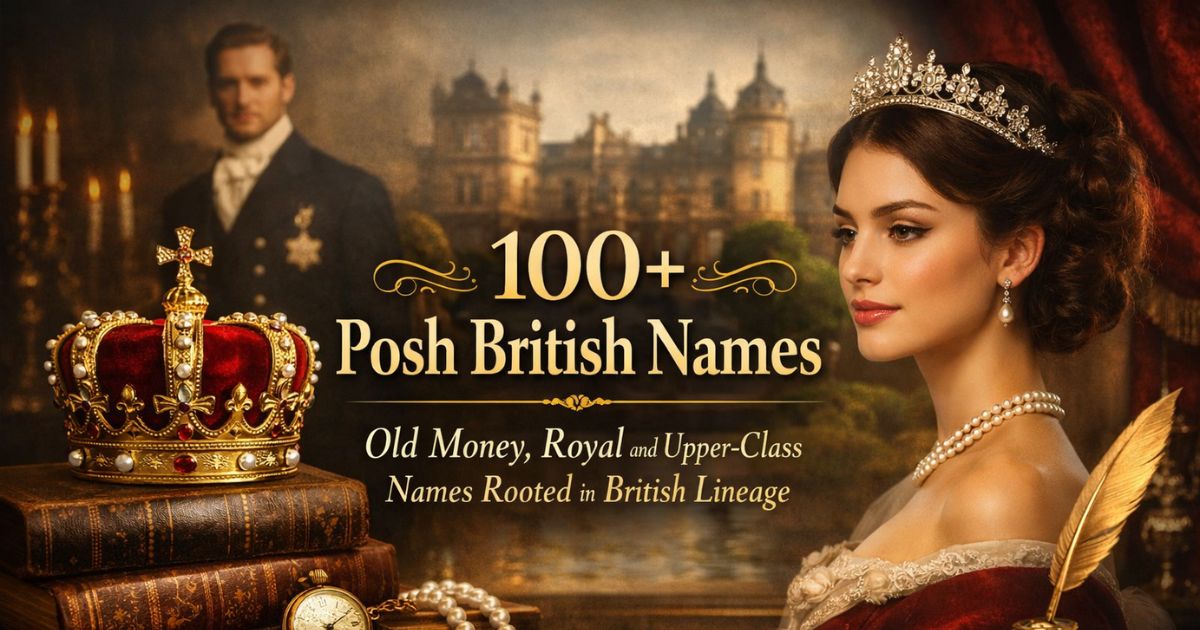 100+ Posh British Names: Old Money, Royal and Aristocratic Names with True Upper-Class Heritage
