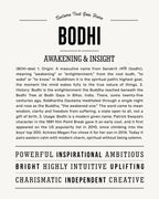 Bodhi | Personalised Name Meaning Print – Custom Name Art Gift