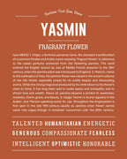 Yasmin | Personalised Name Meaning Print – Custom Name Art Gift